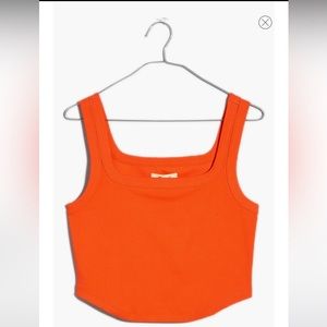 Madewell - The Tailored Crop Tank in Sleekhold